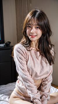 Morning Routine in Pink Sweater ピンクのセーターでの朝のルーチン 핑크 스웨터의 아침 루틴 | 4K AI Girl Lookbook 1