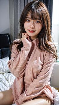Morning Routine in Pink Sweater ピンクのセーターでの朝のルーチン 핑크 스웨터의 아침 루틴 | 4K AI Girl Lookbook 3