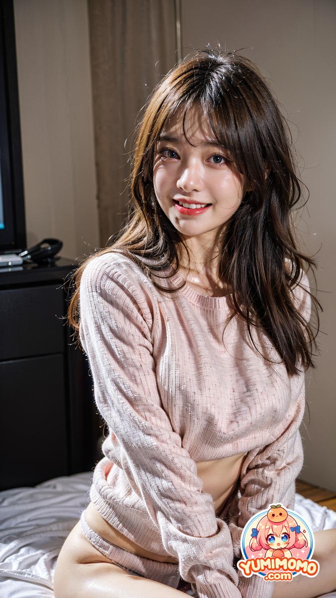 Morning Routine in Pink Sweater ピンクのセーターでの朝のルーチン 핑크 스웨터의 아침 루틴 | 4K AI Girl Lookbook 1