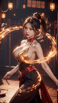 Master of Fiery Dance 炎の舞マスター 불의 춤 마스터 | 4K AI Girl Lookbook 2