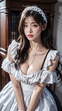 Maid Costume Photoshoot Behind the Scenes メイドコスチュームの撮影舞台裏 메이드 코스튬 촬영 비하인드 씬 | 4K AI Girl Lookbook 1
