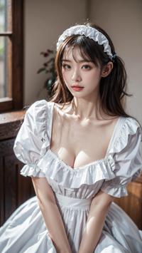 Maid Costume Photoshoot Behind the Scenes メイドコスチュームの撮影舞台裏 메이드 코스튬 촬영 비하인드 씬 | 4K AI Girl Lookbook 13