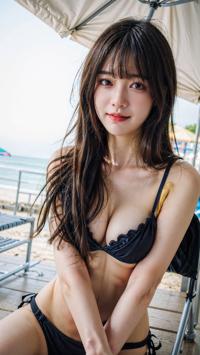 Beach Day with Summer Outfits 夏の服でビーチの日 여름 옷과 함께한 해변의 날 | 4K AI Girl Lookbook 10