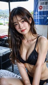 Beach Day with Summer Outfits 夏の服でビーチの日 여름 옷과 함께한 해변의 날 | 4K AI Girl Lookbook 14