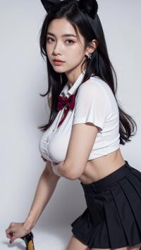 Cat Ear Fashion: Cute Icon ナビゲート 猫耳のファッション: 可愛い アイコン 고양이 귀 패션: 귀여운 아이콘 | 4K AI Girl Lookbook 13
