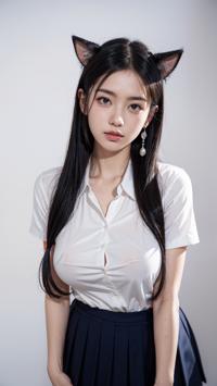 Cat Ear Fashion: Cute Icon ナビゲート 猫耳のファッション: 可愛い アイコン 고양이 귀 패션: 귀여운 아이콘 | 4K AI Girl Lookbook 2