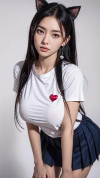 Cat Ear Fashion: Cute Icon ナビゲート 猫耳のファッション: 可愛い アイコン 고양이 귀 패션: 귀여운 아이콘 | 4K AI Girl Lookbook 7