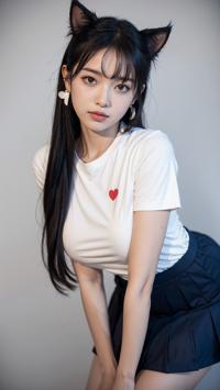 Cat Ear Fashion: Cute Icon ナビゲート 猫耳のファッション: 可愛い アイコン 고양이 귀 패션: 귀여운 아이콘 | 4K AI Girl Lookbook 8