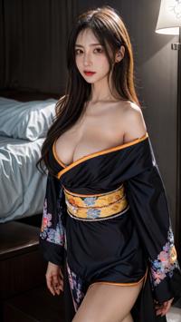 Elegant Kimono Fashion Photoshoot 優雅な着物のファッション撮影 우아한 기모노 패션 촬영 | 4K AI Girl Lookbook 5
