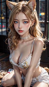 Catgirl Cosplay Photoshoot 猫娘のコスプレ撮影会 고양이 소녀 코스프레 촬영会 | 4K AI Girl Lookbook 8