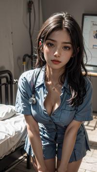 Nurse in Action: A Day in the Life ナースの行動: 一日の生活 간호사의 일상: 하루의 삶 | 4K AI Girl Lookbook 14