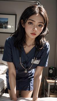 Nurse in Action: A Day in the Life ナースの行動: 一日の生活 간호사의 일상: 하루의 삶 | 4K AI Girl Lookbook 4