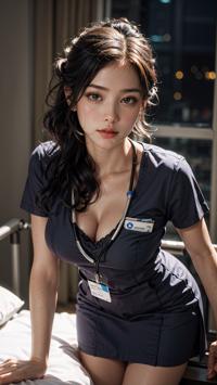 Nurse in Action: A Day in the Life ナースの行動: 一日の生活 간호사의 일상: 하루의 삶 | 4K AI Girl Lookbook 6