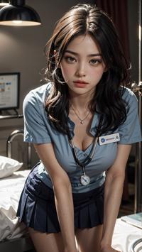 Nurse in Action: A Day in the Life ナースの行動: 一日の生活 간호사의 일상: 하루의 삶 | 4K AI Girl Lookbook 7