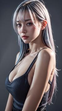 Beautiful Silver Hair Transformation 銀髪の美しい変身 아름다운 은발 변신 | 4K AI Girl Lookbook 18