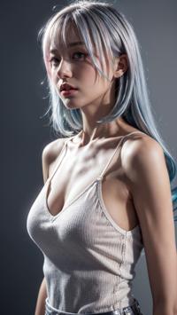 Beautiful Silver Hair Transformation 銀髪の美しい変身 아름다운 은발 변신 | 4K AI Girl Lookbook 20
