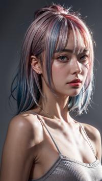 Beautiful Silver Hair Transformation 銀髪の美しい変身 아름다운 은발 변신 | 4K AI Girl Lookbook 29