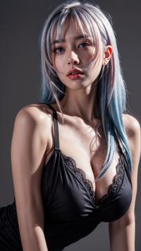 Beautiful Silver Hair Transformation 銀髪の美しい変身 아름다운 은발 변신 | 4K AI Girl Lookbook 8