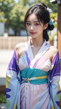 Exploring Traditional Kimono Fashion 伝統的な着物のファッションを探る 전통적인 기모노 패션 탐험하기 | 4K AI Girl Lookbook 10