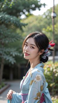 Exploring Traditional Kimono Fashion 伝統的な着物のファッションを探る 전통적인 기모노 패션 탐험하기 | 4K AI Girl Lookbook 11