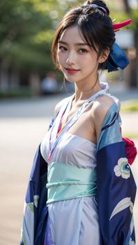 Exploring Traditional Kimono Fashion 伝統的な着物のファッションを探る 전통적인 기모노 패션 탐험하기 | 4K AI Girl Lookbook 15