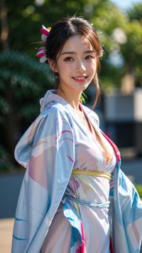 Exploring Traditional Kimono Fashion 伝統的な着物のファッションを探る 전통적인 기모노 패션 탐험하기 | 4K AI Girl Lookbook 16