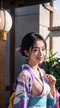 Exploring Traditional Kimono Fashion 伝統的な着物のファッションを探る 전통적인 기모노 패션 탐험하기 | 4K AI Girl Lookbook 20