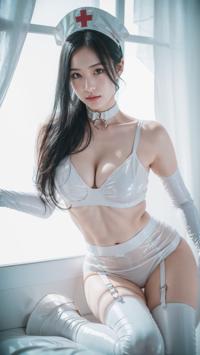 Stunning Nurse Cosplay Photoshoot 魅力的なナースコスプレ写真撮影 매혹적인 간호사 코스프레 사진 촬영 | 4K AI Girl Lookbook 8