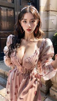 Fashionable Summer Dress ファッショナブルなサマードレス 패셔너블한 여름 드레스 | 4K AI Girl Lookbook 20